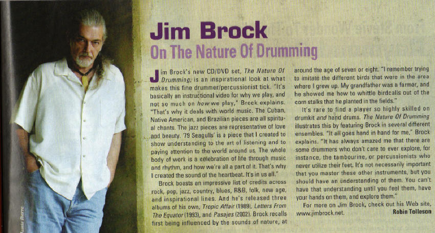 on the nature of drumming